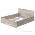 4 Drawers Double Bed Frame Bed with Headboard